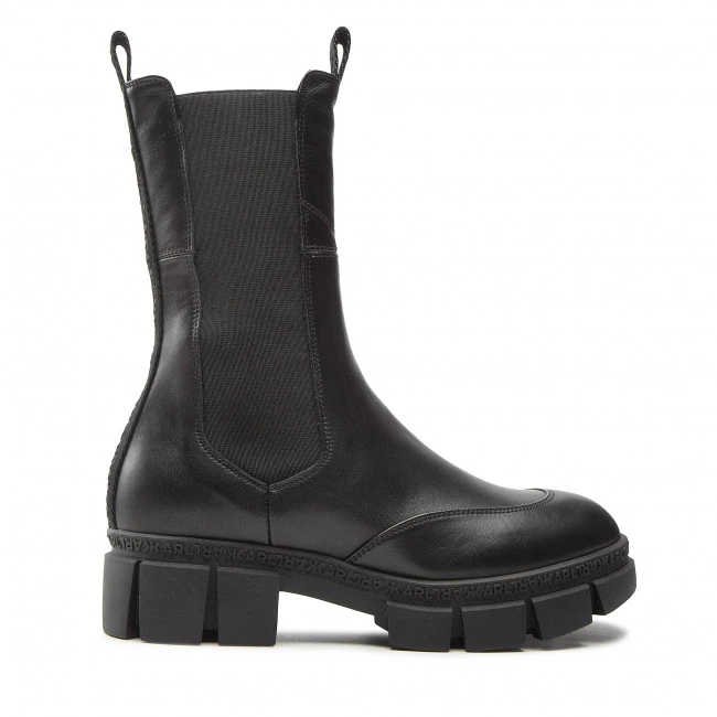 Bottes Et Autres Bottines Chelsea KARL LAGERFELD - KL43280 Black Lthr Noir 4 Bottes Et Autres Bottines Chelsea KARL LAGERFELD - KL43280 Black Lthr Noir – Image 2