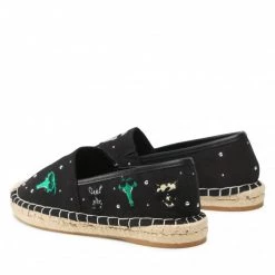 Chaussures Basses Espadrilles KARL LAGERFELD - KL80124 Black Canvas Noir -KARL LAGERFELD Soldes 03 0000209791983 rz