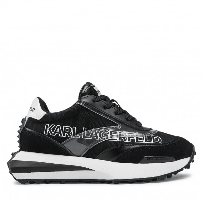 Chaussures Basses Sneakers KARL LAGERFELD - KL62925 Black Lthr & Textile Noir 4 Chaussures Basses Sneakers KARL LAGERFELD - KL62925 Black Lthr & Textile Noir – Image 2