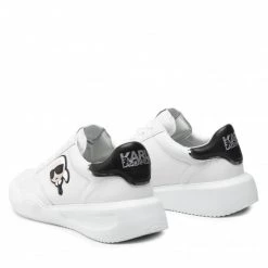 Chaussures Basses Sneakers KARL LAGERFELD - KL52830 White Leather Blanc -KARL LAGERFELD Soldes 03 0000209796964 bs