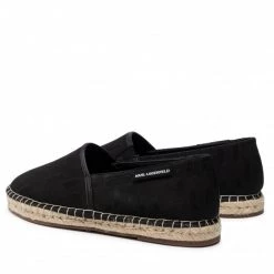 Chaussures Basses Espadrilles KARL LAGERFELD - KL70109 Black Nylon Textile Noir -KARL LAGERFELD Soldes 03 0000209797152 ks