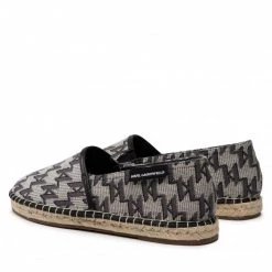 Chaussures Basses Espadrilles KARL LAGERFELD - KL70109 Lt Grey/Black Gris -KARL LAGERFELD Soldes 03 0000209797176 kt