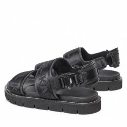 Mules Et Sandales Sandales KARL LAGERFELD - KL70215 Black Lthr Noir -KARL LAGERFELD Soldes 03 0000209797213 rz