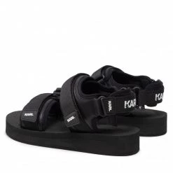 Mules Et Sandales Sandales KARL LAGERFELD - KL70510 Black Lthr Noir -KARL LAGERFELD Soldes 03 0000209797251 kt