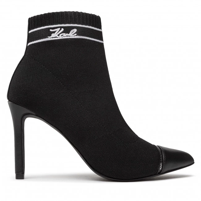 Bottes Et Autres Bottines KARL LAGERFELD - KL31352 Black Knit Textile Noir 4 Bottes Et Autres Bottines KARL LAGERFELD - KL31352 Black Knit Textile Noir – Image 2