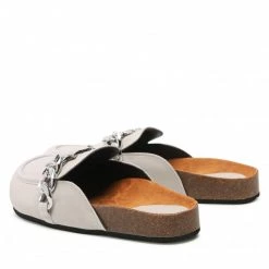 Mules Et Sandales Mules / Sandales De Bain KARL LAGERFELD - KL80442 Hazelwood Nubuck Gris -KARL LAGERFELD Soldes 03 0000301363743 rz