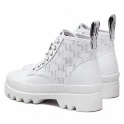 Bottes Et Autres Bottines KARL LAGERFELD - KL42531 White Vg Lthr/Txt Mono Blanc 10 Bottes Et Autres Bottines KARL LAGERFELD - KL42531 White Vg Lthr/Txt Mono Blanc -KARL LAGERFELD Soldes 03 0000301363781 is
