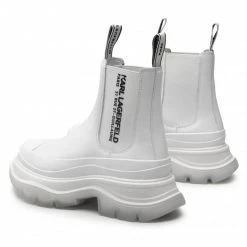 Bottes Et Autres Bottines Chelsea KARL LAGERFELD - KL42944 White Lthr Blanc 10 Bottes Et Autres Bottines Chelsea KARL LAGERFELD - KL42944 White Lthr Blanc -KARL LAGERFELD Soldes 03 0000301363910 mk