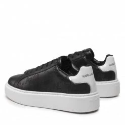 Chaussures Basses Sneakers KARL LAGERFELD - KL62224 Black Lthr Noir -KARL LAGERFELD Soldes 03 0000301364115 pa