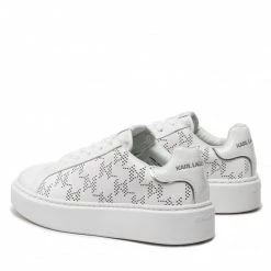 Chaussures Basses Sneakers KARL LAGERFELD - KL62224 White Lthr Blanc -KARL LAGERFELD Soldes 03 0000301364191 pl