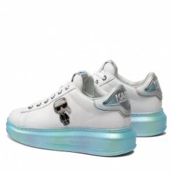 Chaussures Basses Sneakers KARL LAGERFELD - KL62533 White Lthr W/Iridescent Blanc -KARL LAGERFELD Soldes 03 0000301364481 pl