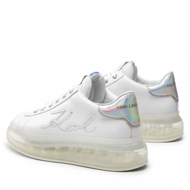 Chaussures Basses Sneakers KARL LAGERFELD - KL62610 White Lthr W/Iridescent Blanc 5 Chaussures Basses Sneakers KARL LAGERFELD - KL62610 White Lthr W/Iridescent Blanc – Image 3