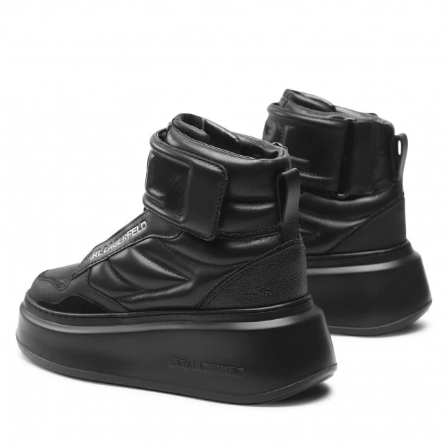 Chaussures Basses Sneakers KARL LAGERFELD - KL63555 Black Lthr/Mono Noir 5 Chaussures Basses Sneakers KARL LAGERFELD - KL63555 Black Lthr/Mono Noir – Image 3