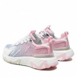 Chaussures Basses Sneakers KARL LAGERFELD - KL62427 Light Pink Lthr Rose -KARL LAGERFELD Soldes 03 0000301365525 is