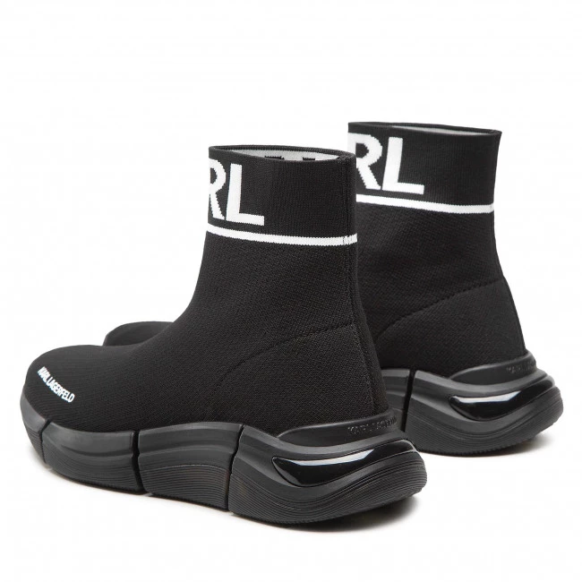 Chaussures Basses Sneakers KARL LAGERFELD - KL63242 Black Knit Textile/Mono Noir 5 Chaussures Basses Sneakers KARL LAGERFELD - KL63242 Black Knit Textile/Mono Noir – Image 3