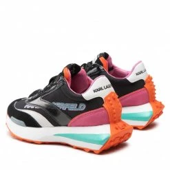 Chaussures Basses Sneakers KARL LAGERFELD - KL62927 Black Synth Text W/Orange Noir -KARL LAGERFELD Soldes 03 0000301366331 ph