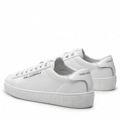 Chaussures Basses Sneakers KARL LAGERFELD - KL51019 White Lthr/Mono Blanc -KARL LAGERFELD Soldes 03 0000301366935 sw