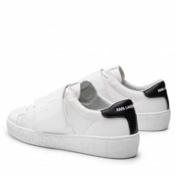 Chaussures Basses Sneakers KARL LAGERFELD - KL51037 White Lthr Blanc -KARL LAGERFELD Soldes 03 0000301366966 sw