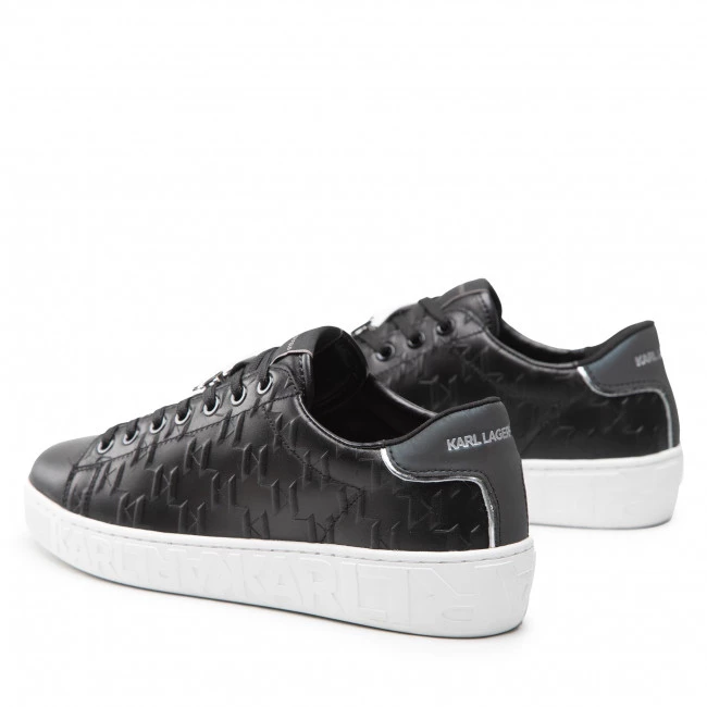 Chaussures Basses Sneakers KARL LAGERFELD - KL51018 Black Lthr W/Iridescent Noir 5 Chaussures Basses Sneakers KARL LAGERFELD - KL51018 Black Lthr W/Iridescent Noir – Image 3