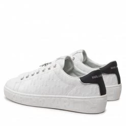 Chaussures Basses Sneakers KARL LAGERFELD - KL51018 White Lthr Blanc -KARL LAGERFELD Soldes 03 0000301367017 ks