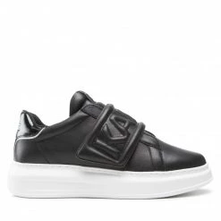 Chaussures Basses Sneakers KARL LAGERFELD - KL52537 Black Lthr Noir -KARL LAGERFELD Soldes 03 0000301367802 plj