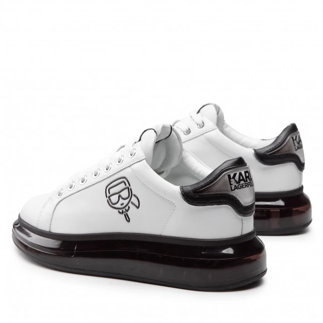 Chaussures Basses Sneakers KARL LAGERFELD - KL52631 White Lthr W/Black Blanc 5 Chaussures Basses Sneakers KARL LAGERFELD - KL52631 White Lthr W/Black Blanc – Image 3