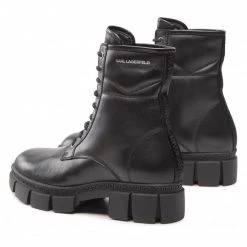 Bottes Et Autres Bottines KARL LAGERFELD - KL43250 Black Lthr Noir -KARL LAGERFELD Soldes 03 0000301442660 st