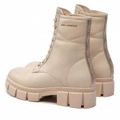 Bottes Et Autres Bottines KARL LAGERFELD - KL43250 Cream Lthr Beige 10 Bottes Et Autres Bottines KARL LAGERFELD - KL43250 Cream Lthr Beige -KARL LAGERFELD Soldes 03 0000301442677 is