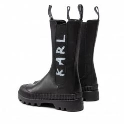 Bottes Et Autres Bottines Chelsea KARL LAGERFELD - KL42590 Black Lthr Noir -KARL LAGERFELD Soldes 03 0000301442721 ki