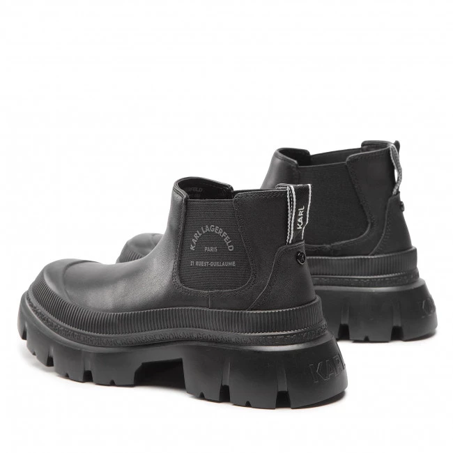 Bottes Et Autres Bottines Chelsea KARL LAGERFELD - KL43530 Black Lthr Noir 5 Bottes Et Autres Bottines Chelsea KARL LAGERFELD - KL43530 Black Lthr Noir – Image 3