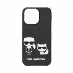 Maroquinerie Étui Téléphone Portable KARL LAGERFELD - CG220028 Black 099 Noir -KARL LAGERFELD Soldes 03 3666339031428 st