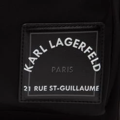 Sacs De Sport Sac KARL LAGERFELD - 216M3080 Black A999 Noir -KARL LAGERFELD Soldes 03 8720092532679 fp