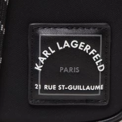 Maroquinerie Étui Téléphone Portable KARL LAGERFELD - 216M3241 Black Noir -KARL LAGERFELD Soldes 03 8720092532839 kt