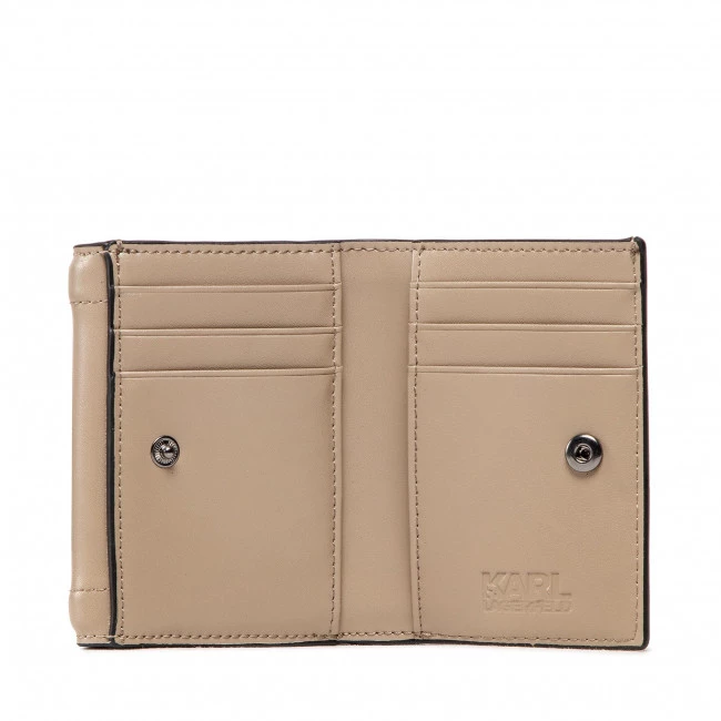 Maroquinerie Portefeuille Femme Grand Format KARL LAGERFELD - 216W3220 Black Beige 5 Maroquinerie Portefeuille Femme Grand Format KARL LAGERFELD - 216W3220 Black Beige – Image 3