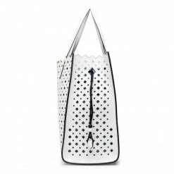 Sacs Sac à Main KARL LAGERFELD - 221W3059 White Blanc -KARL LAGERFELD Soldes 03 8720092777742 sw