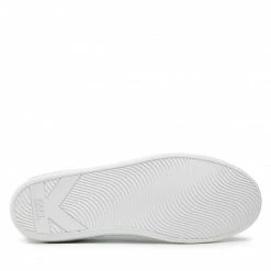 Chaussures Basses Sneakers KARL LAGERFELD - KL61278 White Lthr Blanc -KARL LAGERFELD Soldes 04 0000209794557 swa