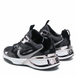 Chaussures Basses Sneakers KARL LAGERFELD - KL63110 Black Lthr/Textile Noir -KARL LAGERFELD Soldes 04 0000209794694 rz