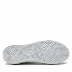 Chaussures Basses Sneakers KARL LAGERFELD - KL50310 White Canvas Blanc -KARL LAGERFELD Soldes 04 0000209797114 plj