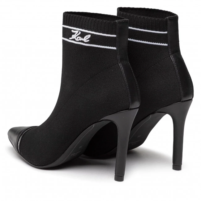 Bottes Et Autres Bottines KARL LAGERFELD - KL31352 Black Knit Textile Noir 5 Bottes Et Autres Bottines KARL LAGERFELD - KL31352 Black Knit Textile Noir – Image 3