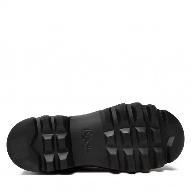 Bottes Et Autres Bottines KARL LAGERFELD - KL42531 Black Vg Lthr/Txt Mono Noir 6 Bottes Et Autres Bottines KARL LAGERFELD - KL42531 Black Vg Lthr/Txt Mono Noir – Image 4