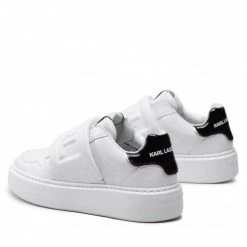Chaussures Basses Sneakers KARL LAGERFELD - KL62237 White Lthr Blanc -KARL LAGERFELD Soldes 04 0000301364269 fp