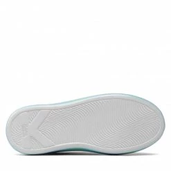 Chaussures Basses Sneakers KARL LAGERFELD - KL62533 White Lthr W/Iridescent Blanc -KARL LAGERFELD Soldes 04 0000301364481 pl