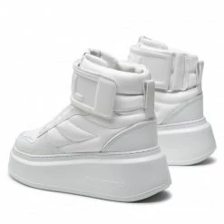 Chaussures Basses Sneakers KARL LAGERFELD - KL63555 White Lthr/Mono Blanc -KARL LAGERFELD Soldes 04 0000301365365 ts