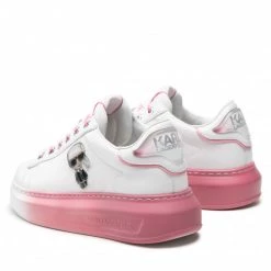 Chaussures Basses Sneakers KARL LAGERFELD - KL62533 White Lthr W/Pink Blanc 10 Chaussures Basses Sneakers KARL LAGERFELD - KL62533 White Lthr W/Pink Blanc -KARL LAGERFELD Soldes 04 0000301366812 plj