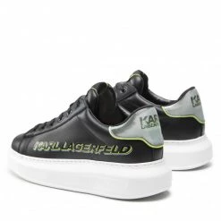 Chaussures Basses Sneakers KARL LAGERFELD - KL52514 Black Lthr W/Lime Green Noir 10 Chaussures Basses Sneakers KARL LAGERFELD - KL52514 Black Lthr W/Lime Green Noir -KARL LAGERFELD Soldes 04 0000301367826 plj