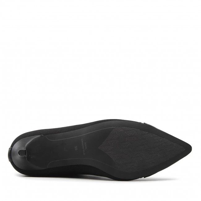 Bottes Et Autres Bottines KARL LAGERFELD - KL30352 Black Knit Textile Noir 6 Bottes Et Autres Bottines KARL LAGERFELD - KL30352 Black Knit Textile Noir – Image 4