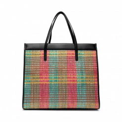 Sacs Sac à Main KARL LAGERFELD - 221W3056 Pink Multi Rose, Vert -KARL LAGERFELD Soldes 04 8720092777735 ks