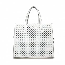 Sacs Sac à Main KARL LAGERFELD - 221W3059 White Blanc -KARL LAGERFELD Soldes 04 8720092777742 sw