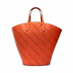Sacs Sac à Main KARL LAGERFELD - 221W3024 Royal Orange Orange -KARL LAGERFELD Soldes 04 8720092778206 sw
