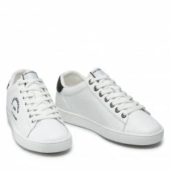 Chaussures Basses Sneakers KARL LAGERFELD - KL61278 White Lthr Blanc -KARL LAGERFELD Soldes 05 0000209794557 swa